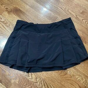 Black lululemon skort